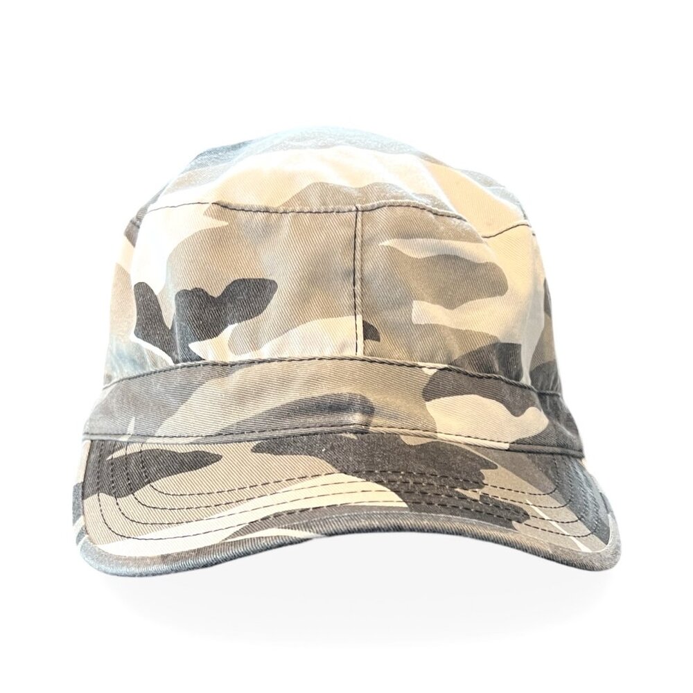 Vintage UBi Grey and White Camouflage Cap
